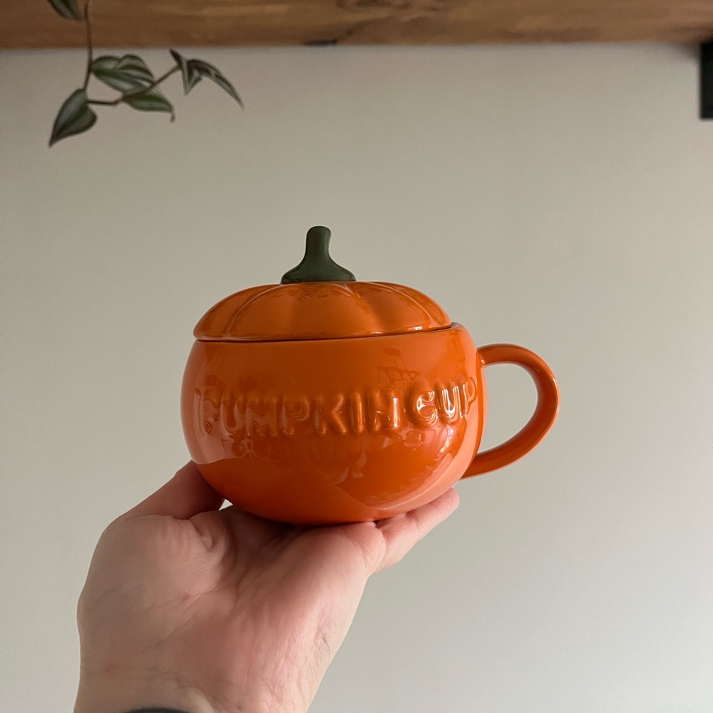 Novelty Pumpkin ceramic mug